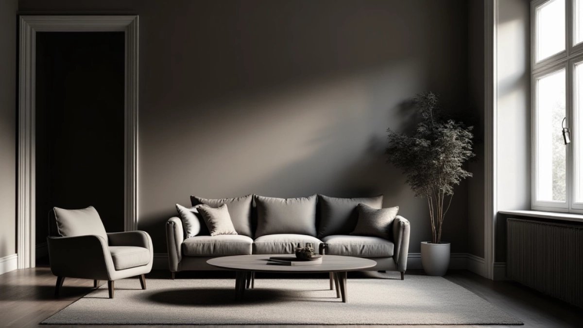 ciemne meble jaki kolor ścian