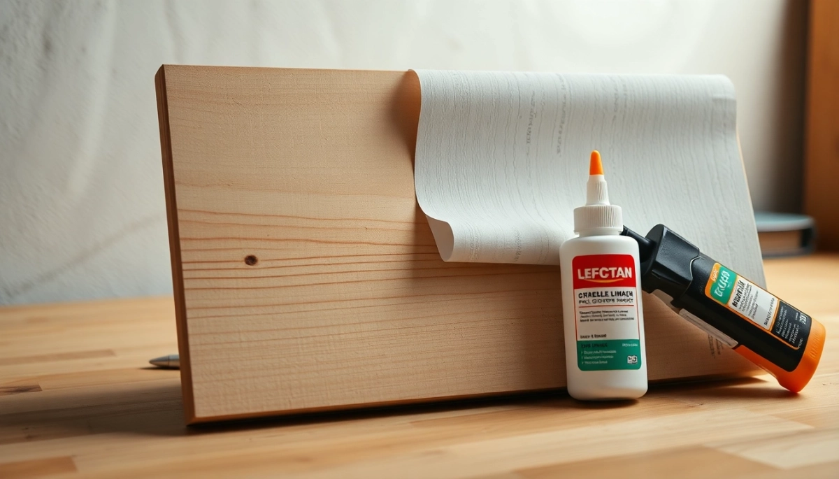 Czym przykleić tapetę do płyty meblowej