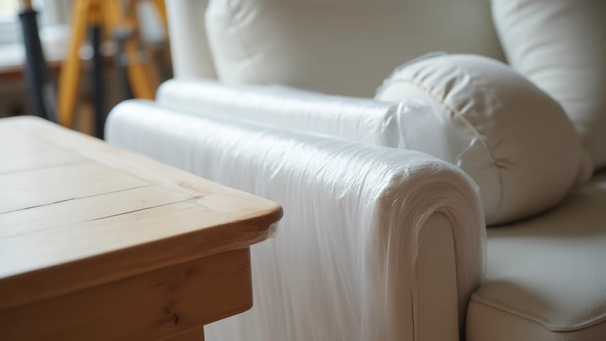 Folia do zabezpieczenia mebli