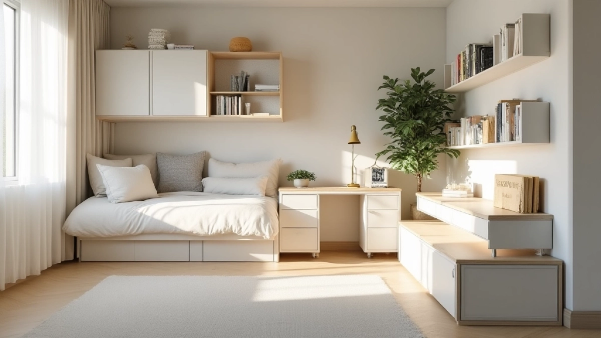 funkcjonalne meble do małego pokoju