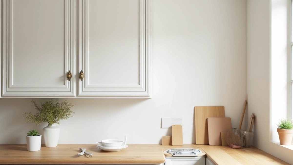jak pomalować kuchnię z białymi meblami