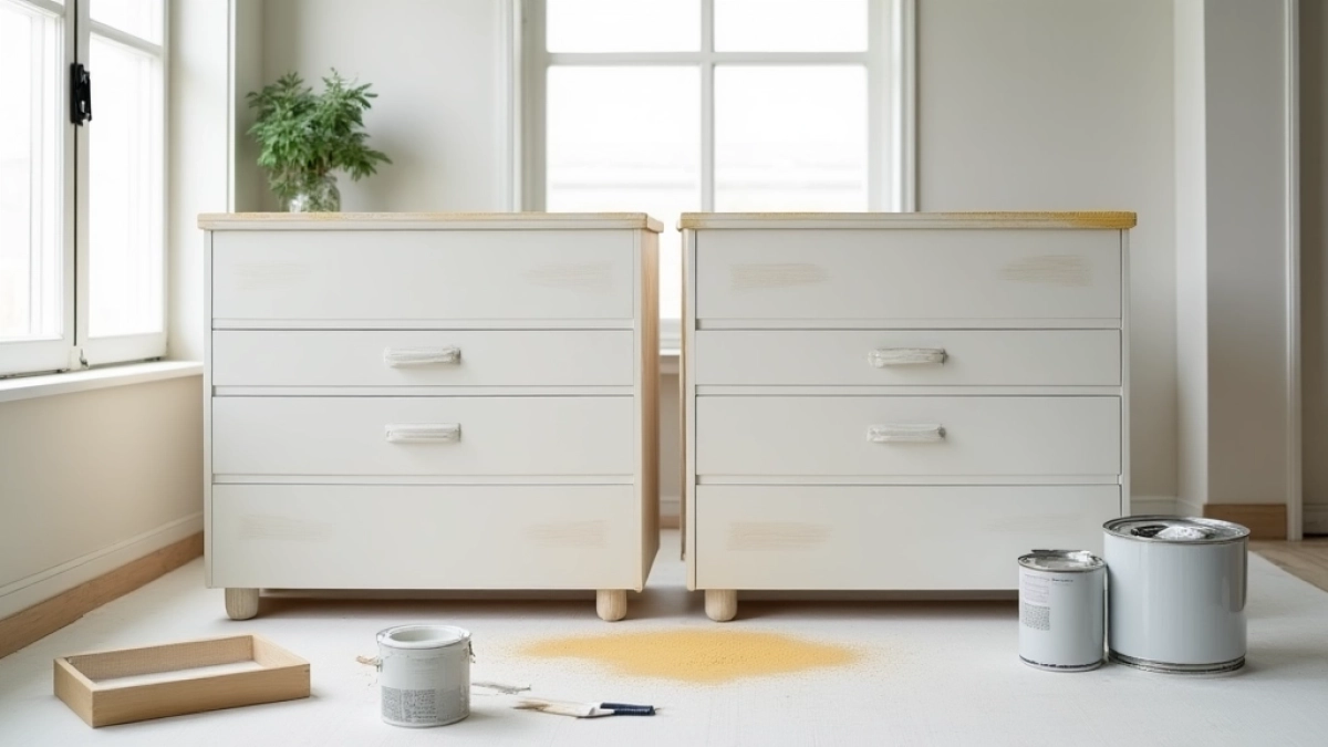 Jak pomalować lakierowane meble na biało