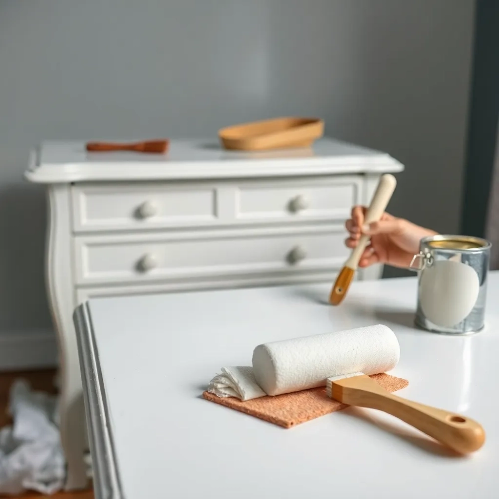 Jak pomalować meble na biały połysk