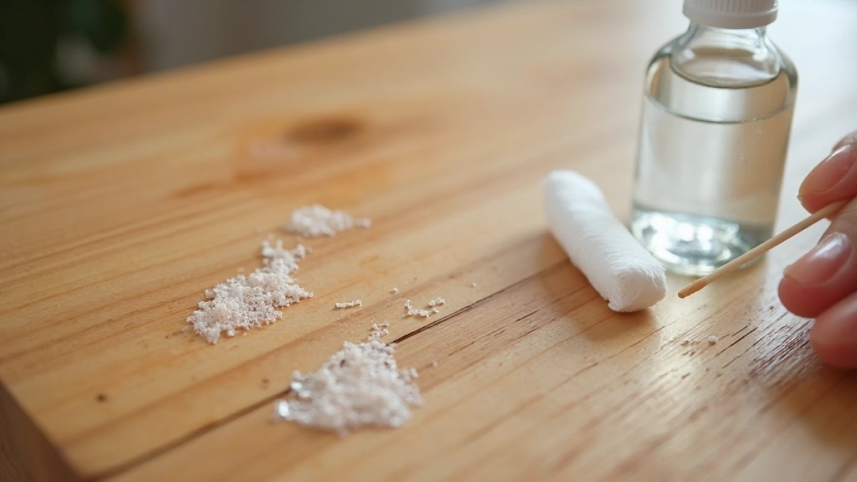 Jak usunąć klej do tipsów z mebli