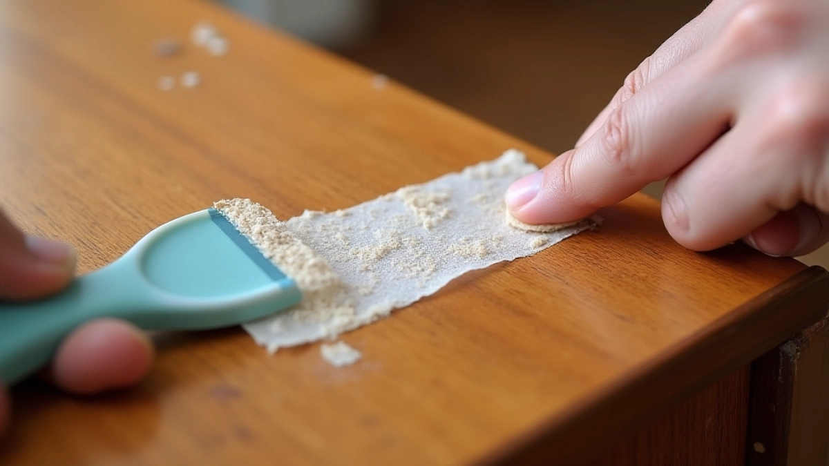 Jak usunąć taśmę dwustronną z mebli