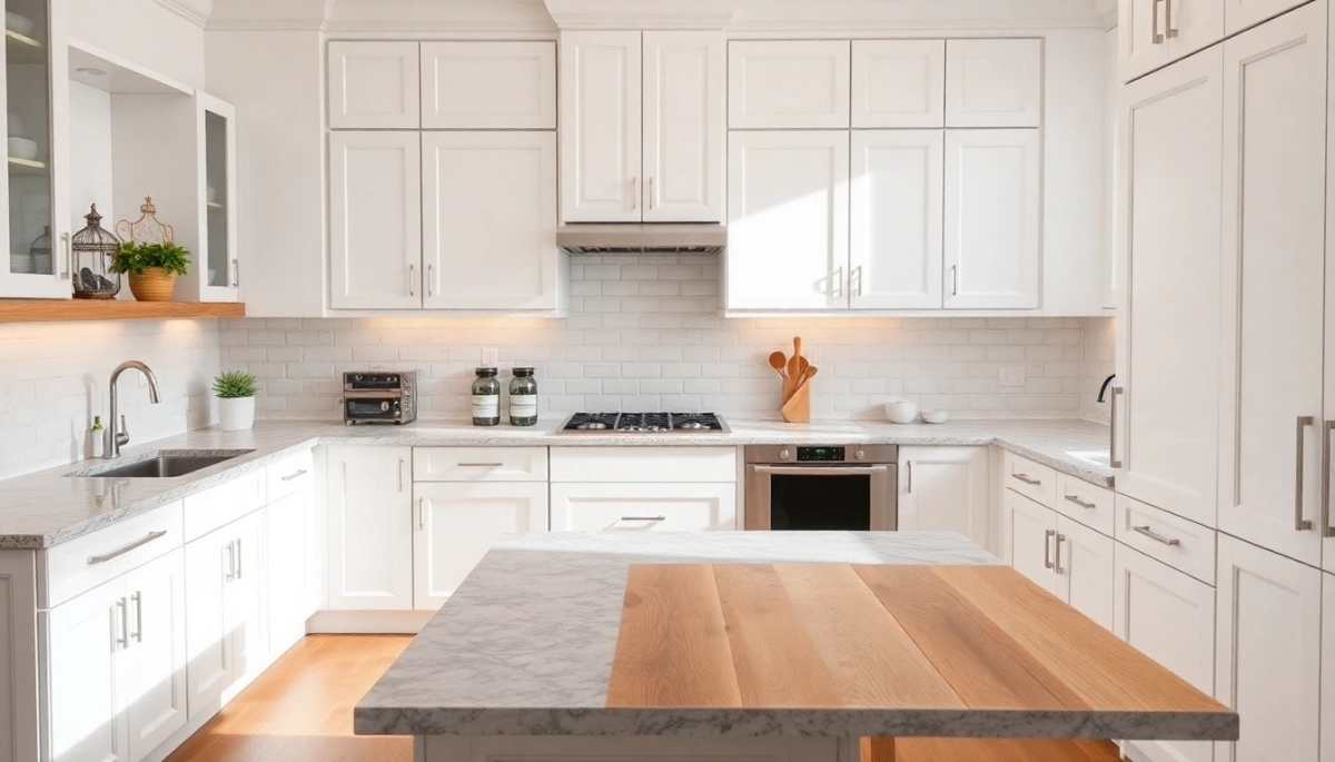 Jaki blat do białych mebli