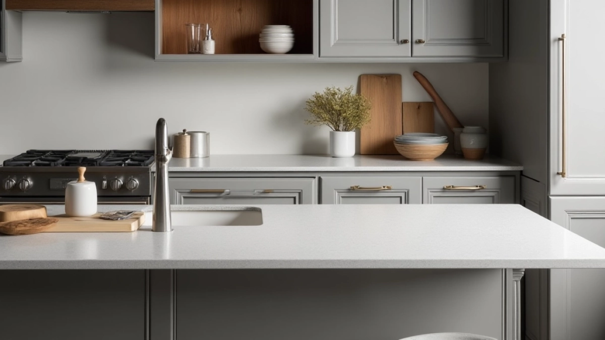 Jaki blat do szarych mebli kuchennych
