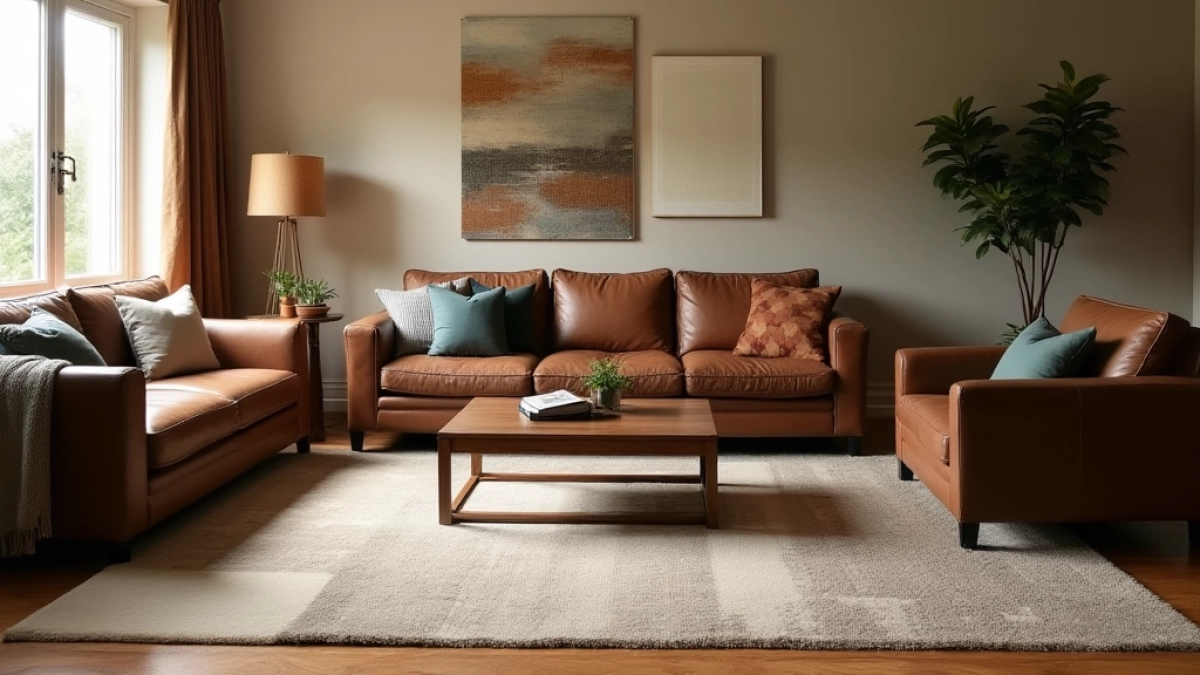 Jaki dywan do brązowych mebli