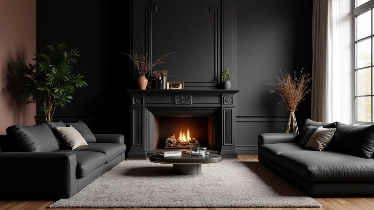 Jaki kolor pasuje do czarnych mebli