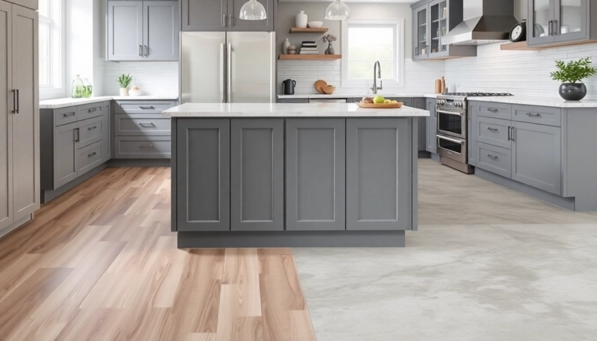 Jaki kolor podłogi do szarych mebli kuchennych