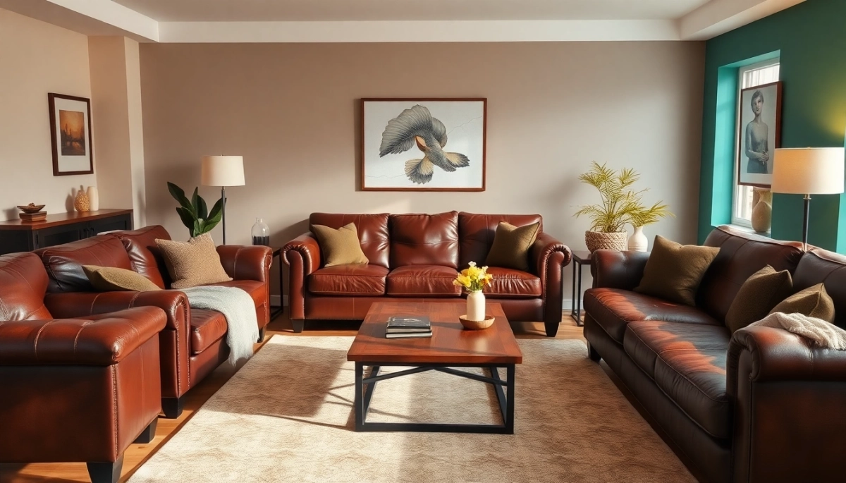Jaki kolor ścian do brązowych mebli w salonie