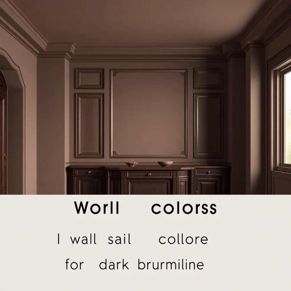 Jaki kolor ścian do ciemnobrązowych mebli