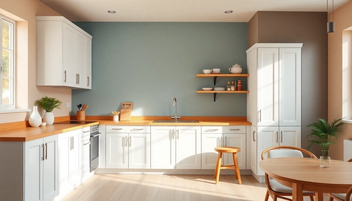 Jaki kolor ścian do jasnych mebli w kuchni