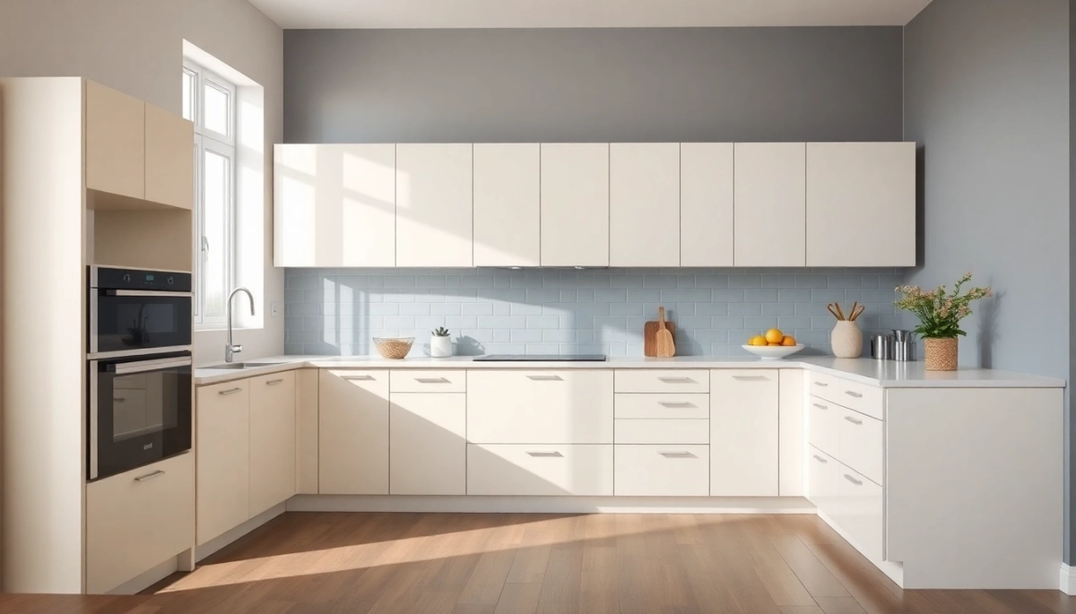 Jaki kolor ścian do kremowych mebli kuchennych
