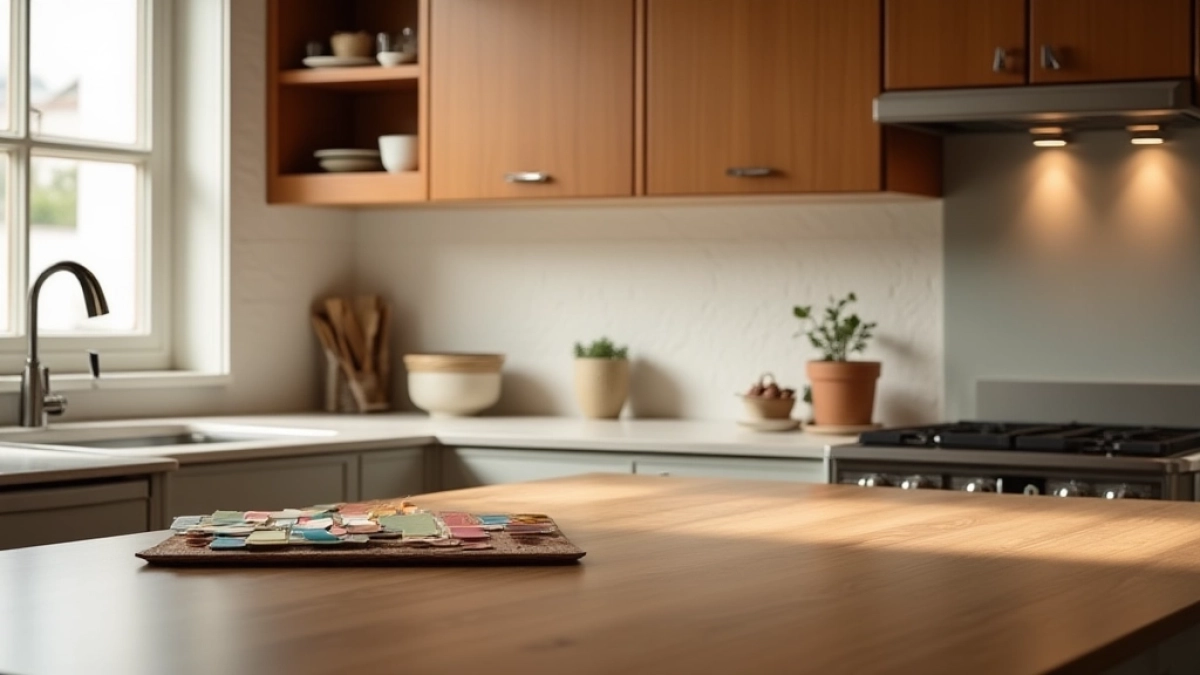 Jaki kolor ścian do kuchni z brązowymi meblami