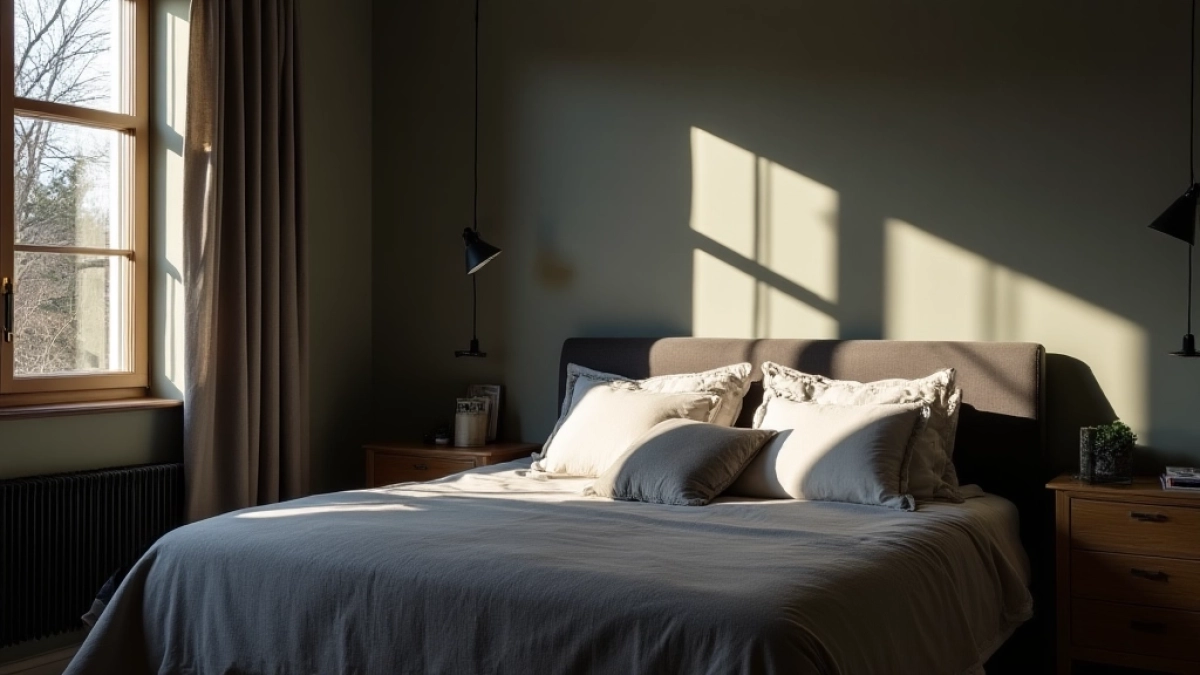 Jaki kolor ścian do sypialni z ciemnymi meblami