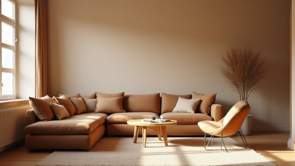 jaki kolor ścian pasuje do brązowych mebli