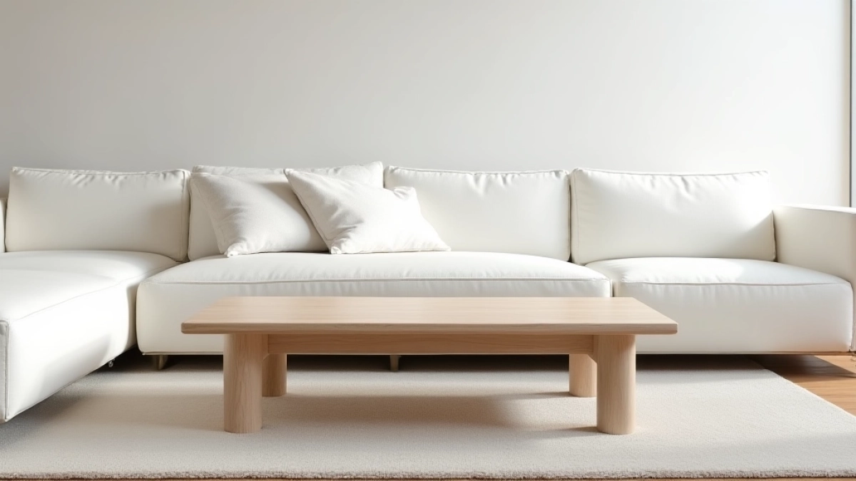 Jaki stół do białych mebli w salonie