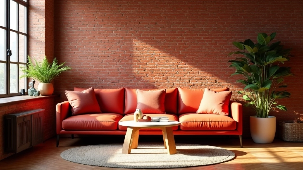 jakie meble do czerwonej cegły