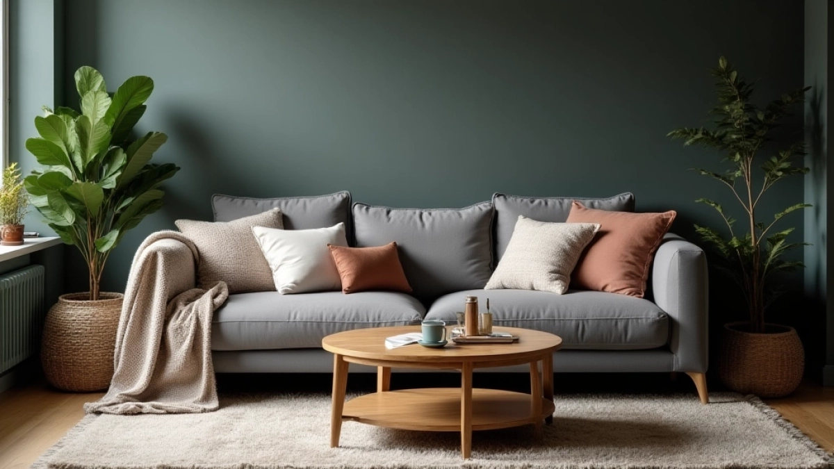 jakie meble do szarej kanapy