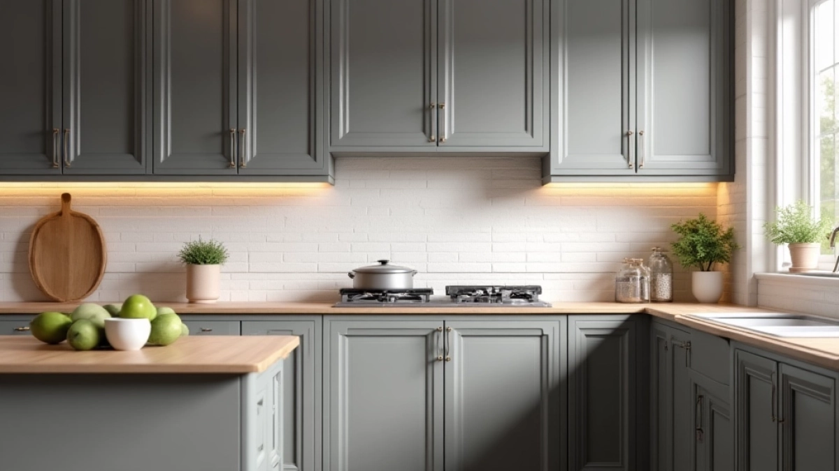 Jakie płytki do szarych mebli kuchennych