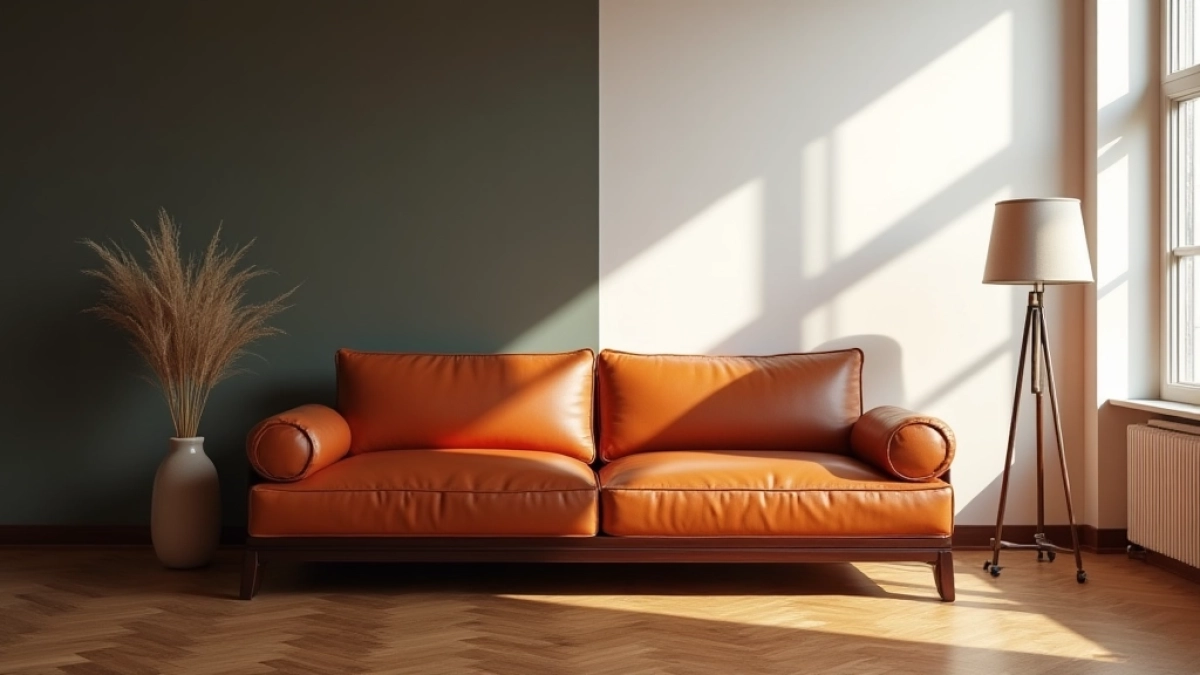 Mahoniowe meble jakie ściany