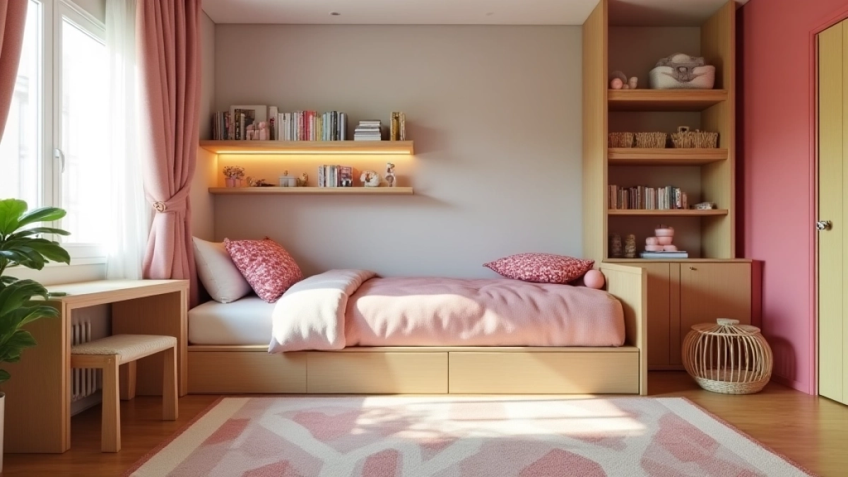nowoczesne meble dla dziewczynki