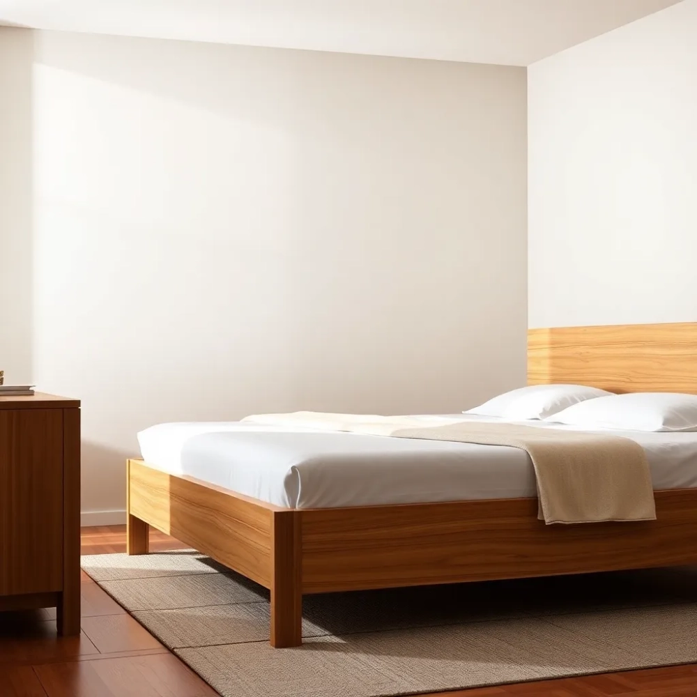 Nowoczesne meble drewniane do sypialni