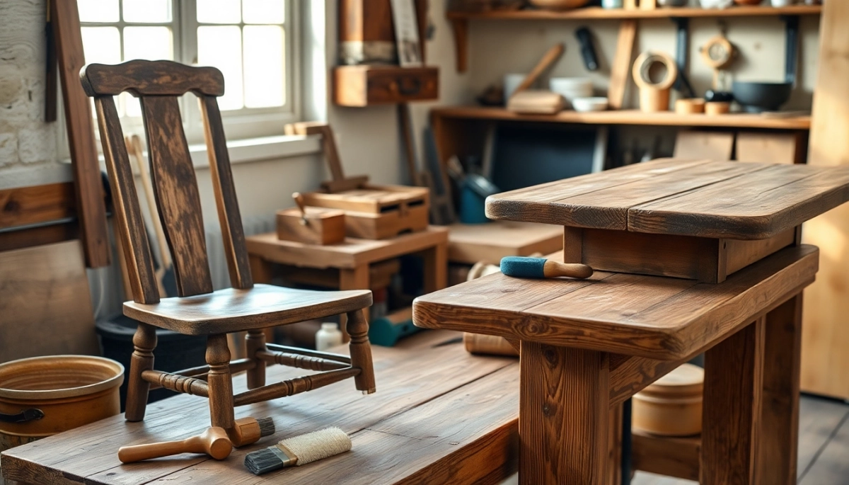 Odnawianie starych mebli drewnianych
