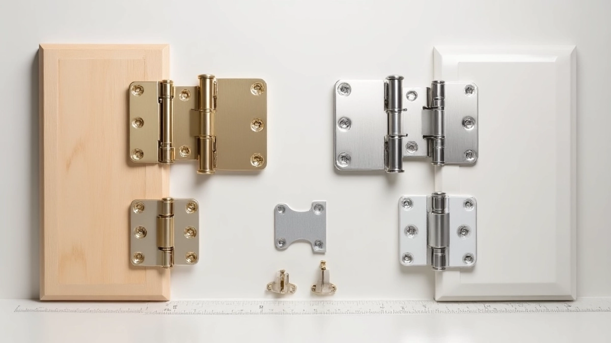 Rodzaje zawiasów meblowych puszkowych