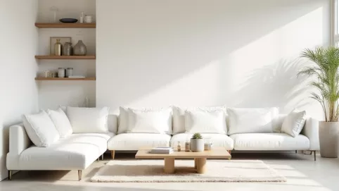 białe meble salon