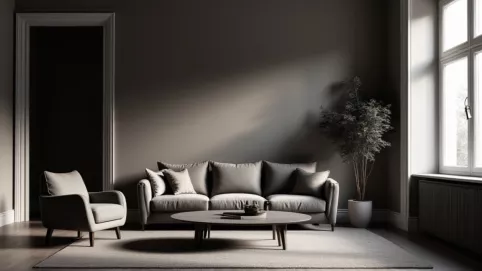 ciemne meble jaki kolor ścian