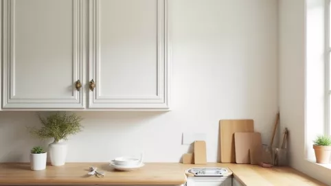 jak pomalować kuchnię z białymi meblami