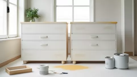 Jak pomalować lakierowane meble na biało