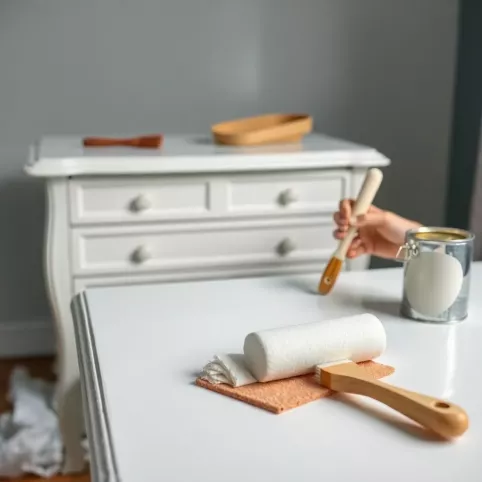 Jak pomalować meble na biały połysk