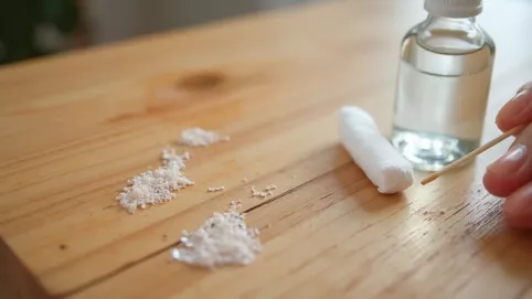 Jak usunąć klej do tipsów z mebli