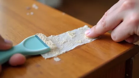 Jak usunąć taśmę dwustronną z mebli