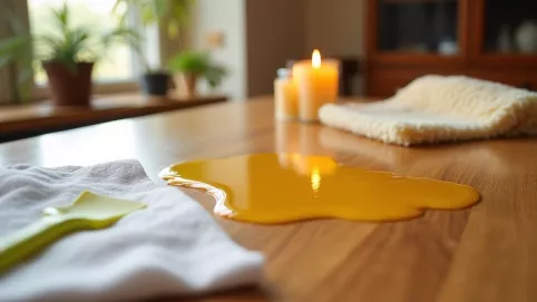 Jak usunąć wosk z mebli