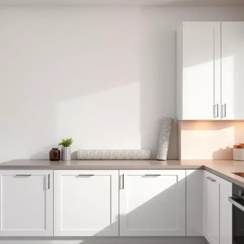 Jaka tapeta do białych mebli kuchennych
