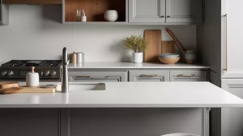 Jaki blat do szarych mebli kuchennych