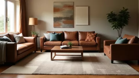 Jaki dywan do brązowych mebli