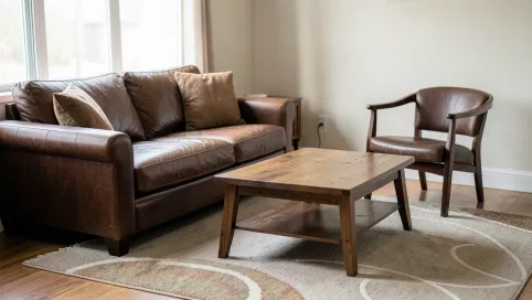 jaki dywan pasuje do brązowych mebli