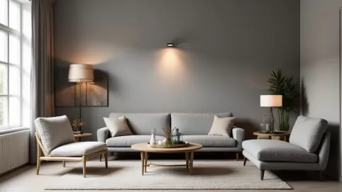 jaki kolor mebli do szarych paneli