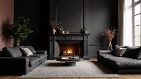 Jaki kolor pasuje do czarnych mebli