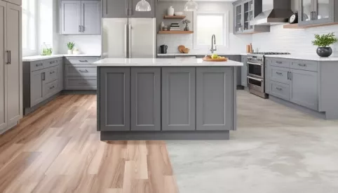 Jaki kolor podłogi do szarych mebli kuchennych