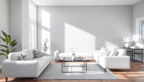 Jaki kolor ścian do biało szarych mebli