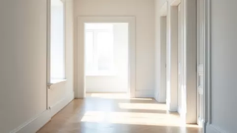 Jaki kolor ścian do białych mebli w przedpokoju