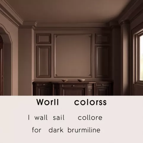 Jaki kolor ścian do ciemnobrązowych mebli