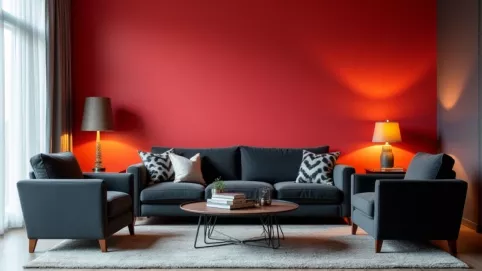 Jaki kolor ścian do grafitowych mebli