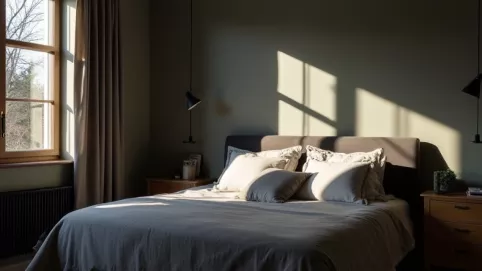Jaki kolor ścian do sypialni z ciemnymi meblami